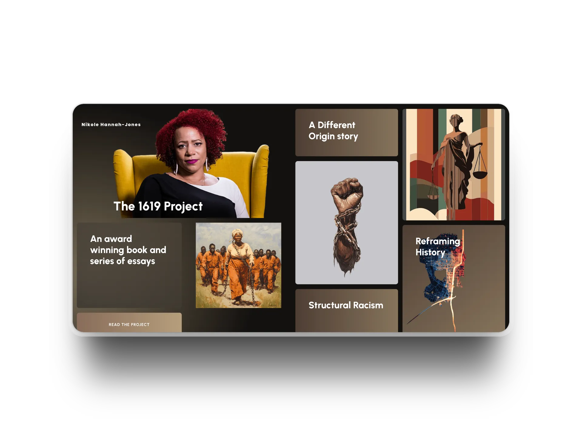 The 1619 Project Interactive Learning Page